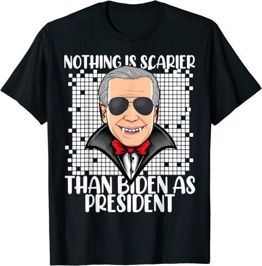 Classic Nothing Scares Me But Anti President Joe Biden Halloween T-Shirt