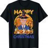 Halloween Funny Joe Biden Witch Hat Xmas Merry Christmas Unisex T-Shirt