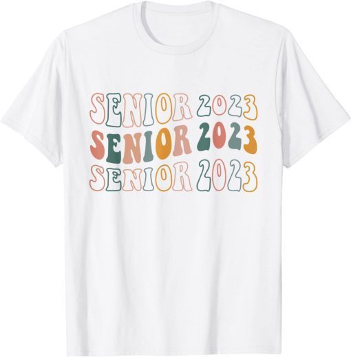 Senior 2023 Retro Class of 2023 Seniors Graduation 23 Gifts Classic T-Shirt