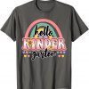 First Day of School Hello Kindergarten Teacher Rainbow Kids 2022 T-Shirt