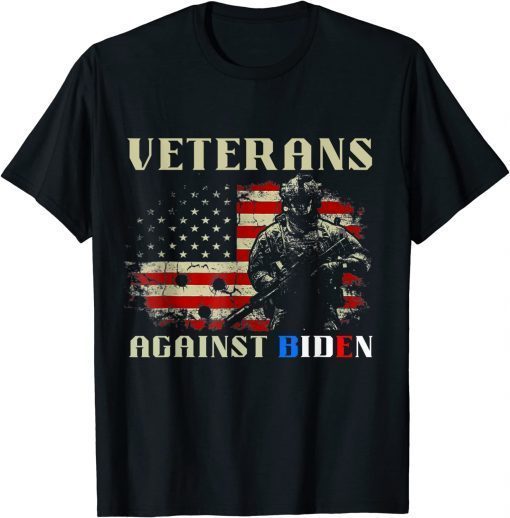 Veterans Against Say Their Names Joe Anti Biden, 4th Of July Official T-Shirt