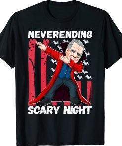 Anti Biden Government Neverending Scary Night Halloween Gift T-Shirt