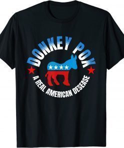 2022 Donkey Pox The Disease Destroying America Anti Biden T-Shirt