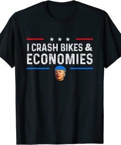 Biden Bicycle I Crash Bikes And Economies 2022 T-Shirt