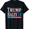 Trump Haley 2024 President Election Republican Ticket T-Shirt