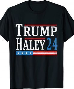 Trump Haley 2024 President Election Republican Ticket T-Shirt