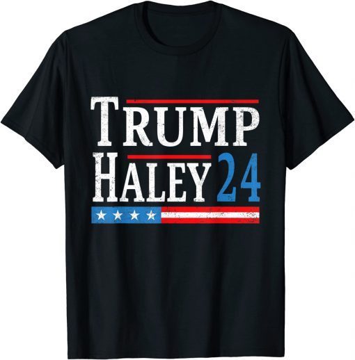 Trump Haley 2024 President Election Republican Ticket T-Shirt