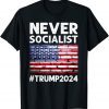 Donald Trump 2024 President Election Republican USA flag Gift Tee Shirts