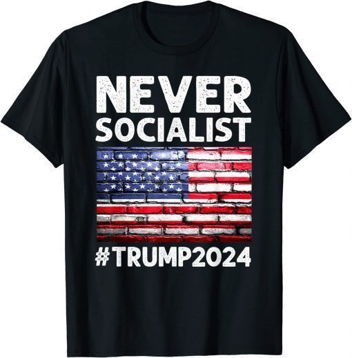 Donald Trump 2024 President Election Republican USA flag Gift Tee Shirts