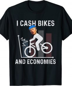 T-Shirt Biden Bicycle I Crash Bikes And Economies