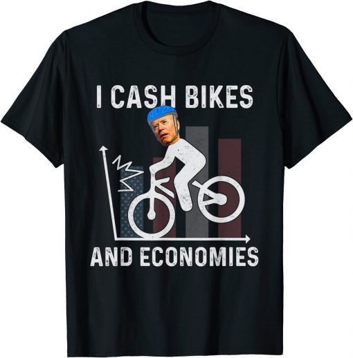 T-Shirt Biden Bicycle I Crash Bikes And Economies