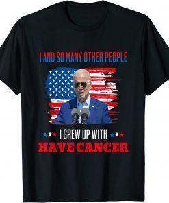 T-Shirt Joe Biden Has Cancer US Flag