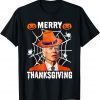 Joe Biden Merry Thanksgiving Confused Happy Halloween Shirt