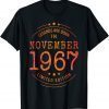 Funny Birthday November 1967 Year Limited Edition Used Legends T-Shirt