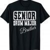 Retro Class 2023 Senior Drum Major Matching Family Brother T-Shirt
