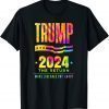 Trump 2024 The Return Make Liberals Cry Again Electiona T-Shirt