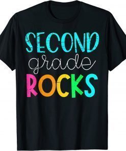 T-Shirt 2nd Teacher Team Second Grade Rocks