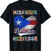 Official National Hispanic Heritage Month Puerto Rico Flag Boricua T-Shirt