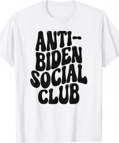 Anti Biden Social Club Biden Bike Democrat Republican USA Unisex T-Shirt