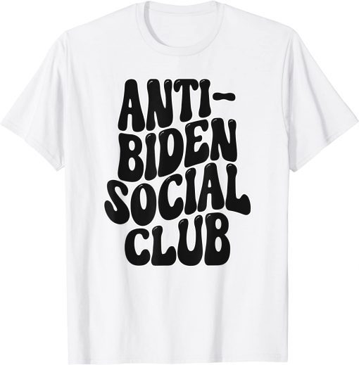 Anti Biden Social Club Biden Bike Democrat Republican USA Unisex T-Shirt