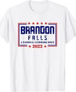 Brandon Falls A National Landmark Funny Trendy Sarcastic Gift T-Shirt