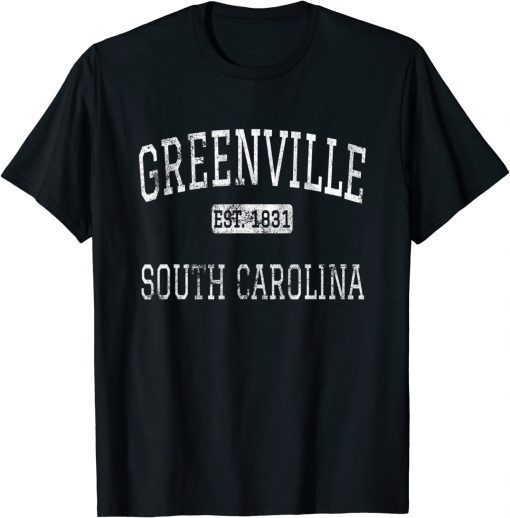 Official Greenville South Carolina SC T-Shirt