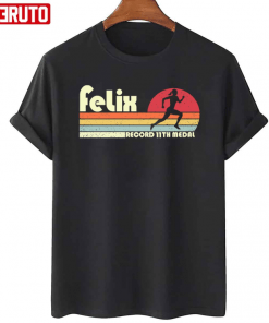 Allyson Felix Us Track And Field Historic Record 11th Medal Gift T-Shirt