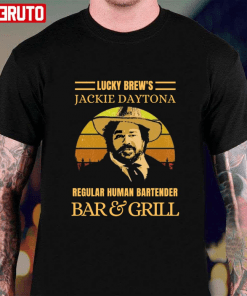 2022 Regular Human Bartender Bar Brews Jackie Daytona And Grill Vintage T-Shirt