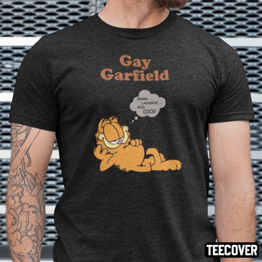 Gay Garfield Funny Tee Shirt