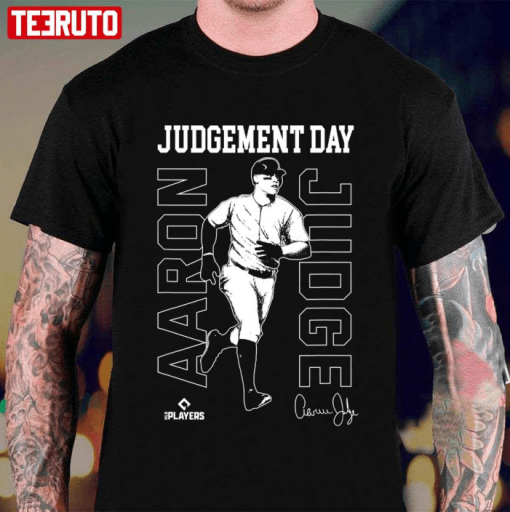 New York Baseball Player Judgement Day Aaron Judge Vintage Tee Shirt
