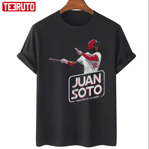 Funny Welcome To The Show Juan Soto Baseball T-Shirt