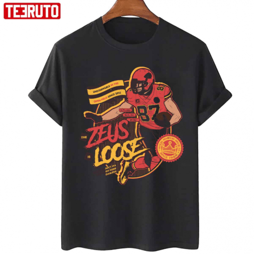 T-Shirt The Zeus Is Loose Boozy Juicy IPA Craft Beer Label