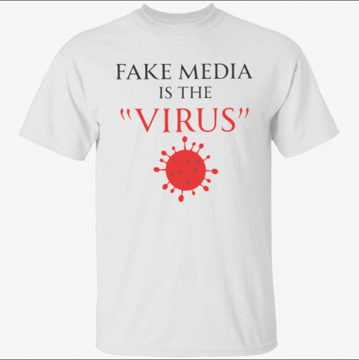 Fake media is the virus Classic Shirt