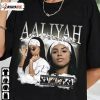 Vintage Aaliyah Rnb ,White Airbrush Aaliyah Queen Of Urban Pop Shirt