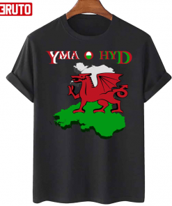 Yma O Hyd Welsh Flag 2022 T-Shirt