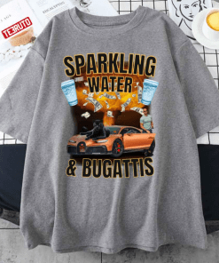 Official Sparkling Water And Bugattis T-Shirt