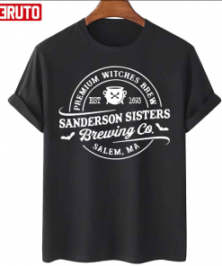 Official Sanderson Sisters Witches Brewing Co Hocus Pocushalloween Witch Shirts