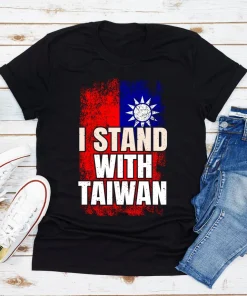 I Stand With Taiwan, Support Taiwanese People Tee Shirt