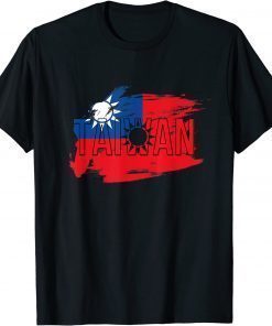 I Stand With Taiwan Taiwanese Flag Support Taiwan 2022 T-Shirt