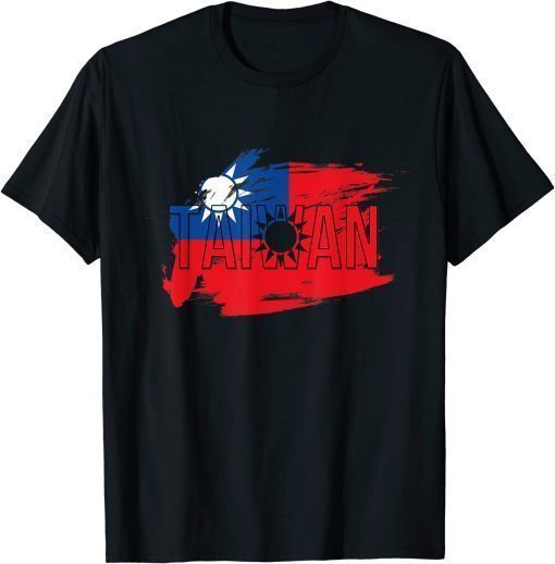 I Stand With Taiwan Taiwanese Flag Support Taiwan 2022 T-Shirt