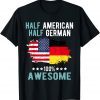 T-Shirt Half American Half German