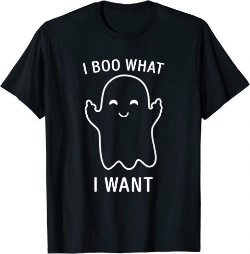 I Boo What I Want Halloween Gift T-Shirt