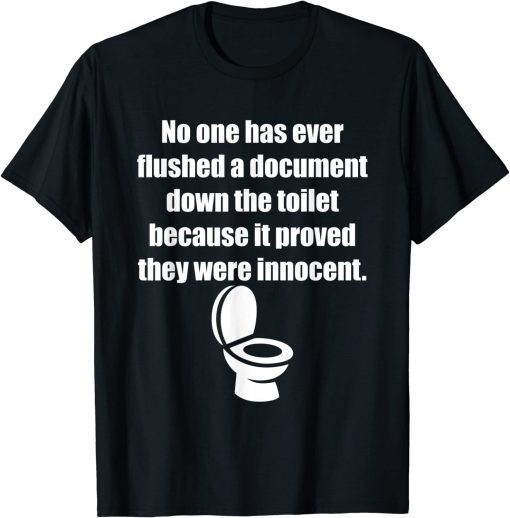 Trump Toilet Documents Shirts