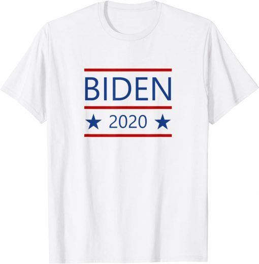 Modern Joe Biden 2024 with Patriotic Red Lines Color Funny Shirts