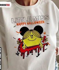 Little Miss Happy Halloween ,Horror Night Gift T-Shirt