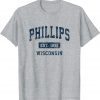 Phillips Wisconsin WI Vintage Athletic Sports Shirts