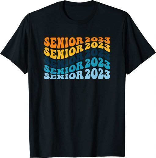 Vintage Senior 2023 Graduation My Last First Day Of Class Of 2023 T-Shirt