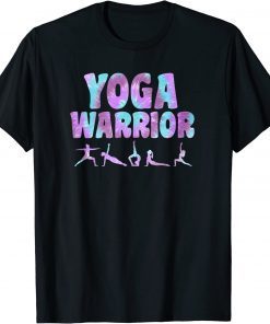 Tie Dye Yoga Warrior Poses Funny T-Shirt