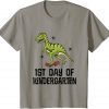 Kids 1st Day of Kindergarten Back to School Dinosaur Shirt