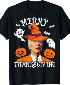 T-Shirt Joe Biden Confused Merry Thanksgiving For Halloween